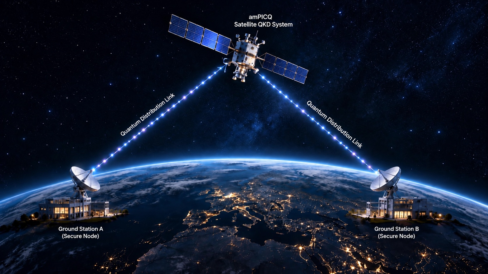 amPICQ satellite QKD system